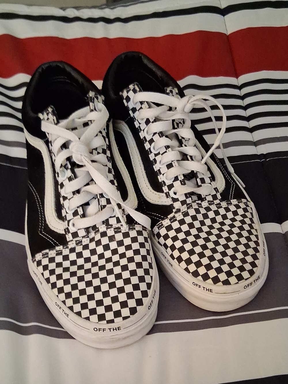 Vans Black/White Checkerboard Old Skool Sneakers